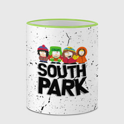 Кружка 3D Южный парк мультфильм - персонажи South Park, цвет: 3D-светло-зеленый кант — фото 2