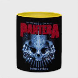 Кружка 3D Pantera Domination, цвет: 3D-белый + желтый — фото 2