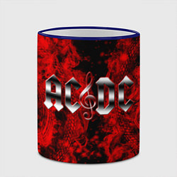 Кружка 3D AC DC Rock N Roll, цвет: 3D-синий кант — фото 2