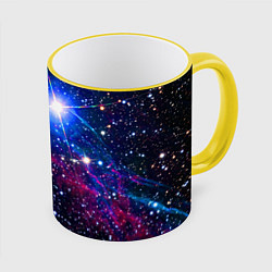 Кружка цветная Открытый космос Star Neon