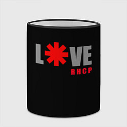 Кружка 3D Love RHCP Red Hot Chili Peppers, цвет: 3D-черный кант — фото 2