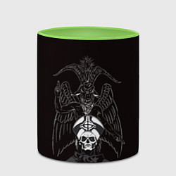 Кружка 3D Ghost Papa Emeritus, цвет: 3D-белый + светло-зеленый — фото 2