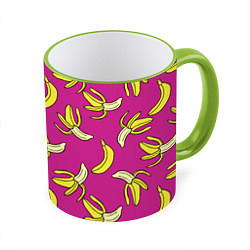 Кружка цветная Banana pattern Summer Color