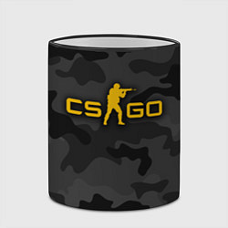 Кружка 3D Counter-Strike Камуфляж Тёмные Воды, цвет: 3D-черный кант — фото 2
