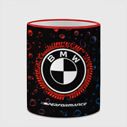 Кружка 3D BMW Капли Дождя, цвет: 3D-красный кант — фото 2