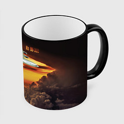 Кружка цветная Гражданский самолет Ил 96-300