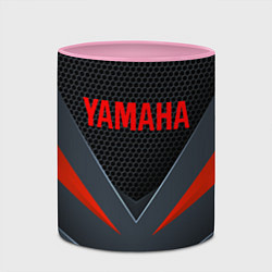 Кружка 3D YAMAHA ТЕХНОЛОГИЧЕСКАЯ БРОНЯ, цвет: 3D-белый + розовый — фото 2