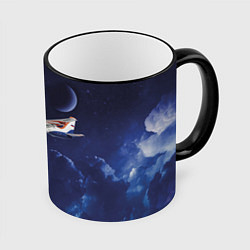 Кружка цветная Пассажирский самолет Ил-114-300