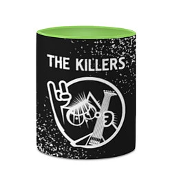 Кружка 3D The Killers - КОТ - Краска, цвет: 3D-белый + светло-зеленый — фото 2
