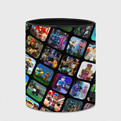 Кружка 3D ROBLOX СЮЖЕТЫ, цвет: 3D-белый + черный — фото 2