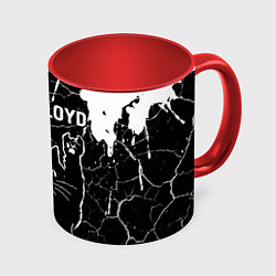 Кружка 3D Pink Floyd Rock Cat, цвет: 3D-белый + красный