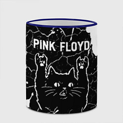 Кружка 3D Pink Floyd Rock Cat, цвет: 3D-синий кант — фото 2