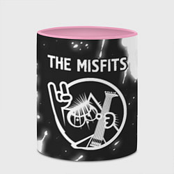 Кружка 3D The Misfits КОТ Краска, цвет: 3D-белый + розовый — фото 2