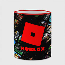 Кружка 3D ROBLOX СЮЖЕТЫ И ЛОГОТИП, цвет: 3D-красный кант — фото 2