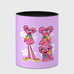 Кружка 3D РАЗНАЯ КИССИ МИССИ KISSY MISSY, цвет: 3D-белый + черный — фото 2