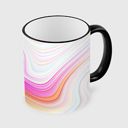 Кружка цветная Abstract gradient lines