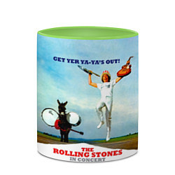 Кружка 3D Get Yer Ya-Yas Out! - The Rolling Stones, цвет: 3D-белый + светло-зеленый — фото 2