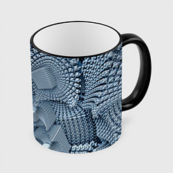 Кружка цветная GEOMETRIC FRACTAL CUBES