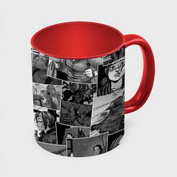 Кружка 3D The last of us comix, цвет: 3D-белый + красный