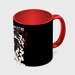 Кружка цветная МУГИВАРА ЛУФФИ И ЗОРО Ван Пис