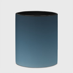 Кружка 3D GRADIENT shades of blue, цвет: 3D-белый + черный — фото 2