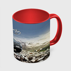 Кружка цветная Toyota Land Cruiser 200 V8