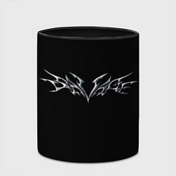 Кружка 3D AESPA SAVAGE LOGO, цвет: 3D-белый + черный — фото 2