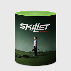 Кружка 3D Comatose - Skillet, цвет: 3D-белый + светло-зеленый — фото 2