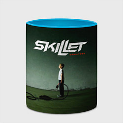 Кружка 3D Comatose - Skillet, цвет: 3D-белый + небесно-голубой — фото 2