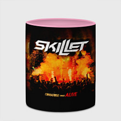 Кружка 3D Comatose Comes Alive - Skillet, цвет: 3D-белый + розовый — фото 2