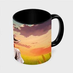 Кружка цветная Госпожа Кагуя Love is war Милая Синомия