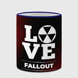 Кружка 3D Fallout Love Классика, цвет: 3D-синий кант — фото 2