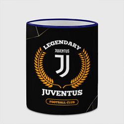 Кружка 3D Лого Juventus и надпись Legendary Football Club на, цвет: 3D-синий кант — фото 2