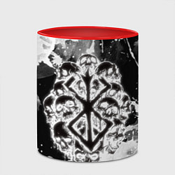 Кружка 3D КЛЕЙМО ЖЕРТВЫ - БЕРСЕРКBERSERK, цвет: 3D-белый + красный — фото 2