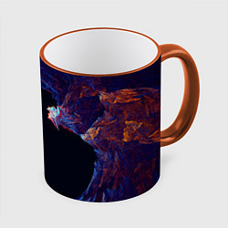 Кружка 3D Ледяной Коралловый Риф, цвет: 3D-оранжевый кант