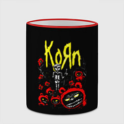 Кружка 3D KoЯn - Korn, цвет: 3D-красный кант — фото 2