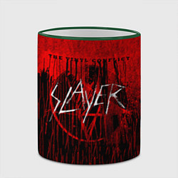 Кружка 3D The Vinyl Conflict - Slayer, цвет: 3D-зеленый кант — фото 2