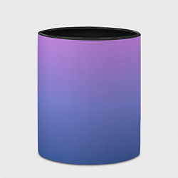 Кружка 3D PINK-BLUE GRADIENT ГРАДИЕНТ, цвет: 3D-белый + черный — фото 2