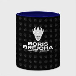Кружка 3D Boris Brejcha High-Tech Minimal, цвет: 3D-белый + синий — фото 2