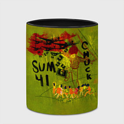 Кружка 3D Chuck - Sum 41, цвет: 3D-белый + черный — фото 2