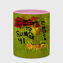 Кружка 3D Chuck - Sum 41, цвет: 3D-белый + розовый — фото 2