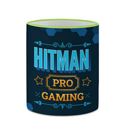 Кружка 3D Игра Hitman: PRO Gaming, цвет: 3D-светло-зеленый кант — фото 2