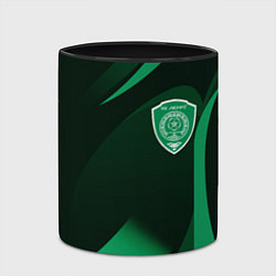Кружка 3D Футбольный клуб АХМАТ ЧЕЧНЯ, цвет: 3D-белый + черный — фото 2