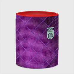 Кружка 3D Фанат ФК Уфа, цвет: 3D-белый + красный — фото 2