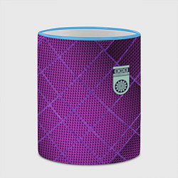 Кружка 3D Фанат ФК Уфа, цвет: 3D-небесно-голубой кант — фото 2