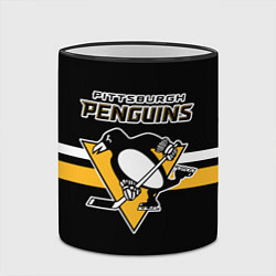 Кружка 3D Питтсбург Пингвинз форма, цвет: 3D-черный кант — фото 2