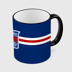 Кружка цветная Нью-Йорк Рейнджерс форма