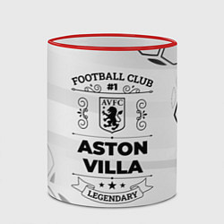 Кружка 3D Aston Villa Football Club Number 1 Legendary, цвет: 3D-красный кант — фото 2