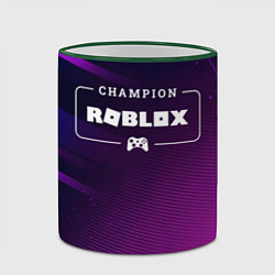 Кружка 3D Roblox Gaming Champion: рамка с лого и джойстиком, цвет: 3D-зеленый кант — фото 2