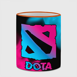 Кружка 3D Dota Neon Gradient, цвет: 3D-оранжевый кант — фото 2